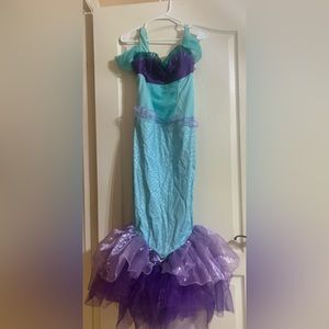 Little Mermaid Costume Dress Ariel Dress w/Accessories